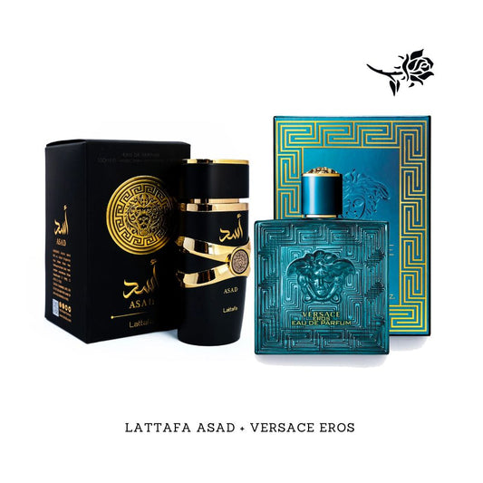 #3 Combo - Lattafa Asad + Versace Eros